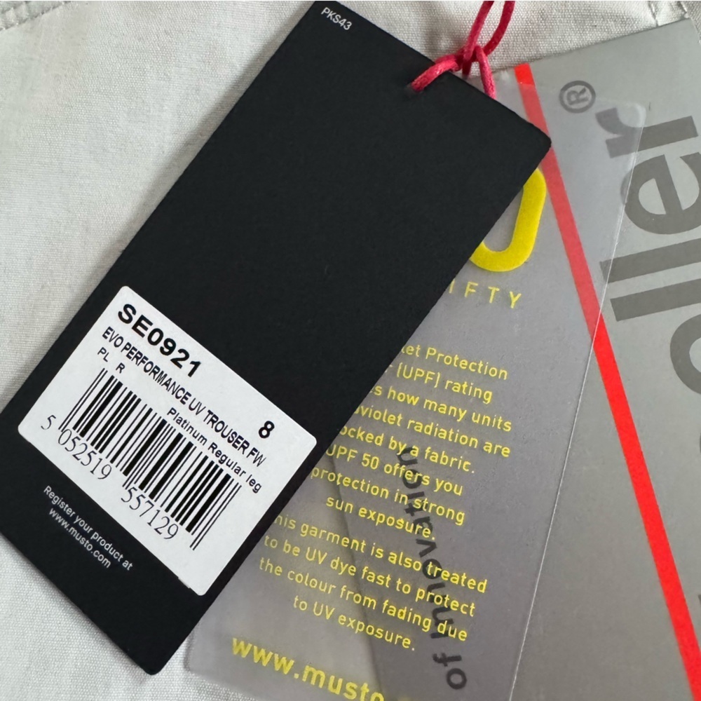 Musto EVOLUTION PERFORMANCE UV sailing pants UPF 50 8 new - Picture 6 of 14